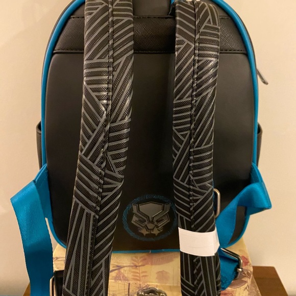 Marvel X Loungefly Funko Black Panther Wakanda Forever Blue & Black 🎃 Halloween - Picture 13 of 16